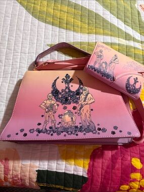 Our Universe Star Wars Pink Gradient Crossbody Bag with Wallet